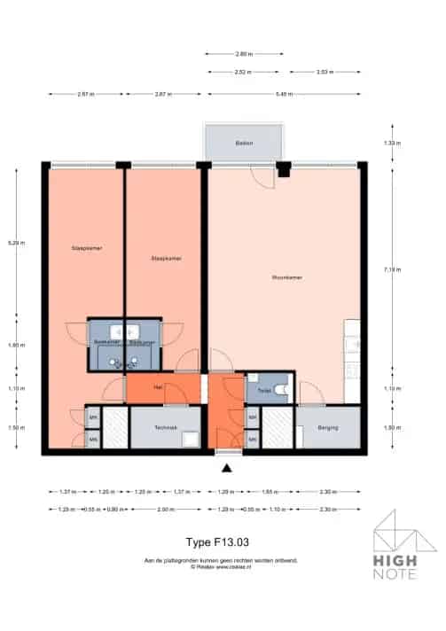 3 Kamer Appartement Almere