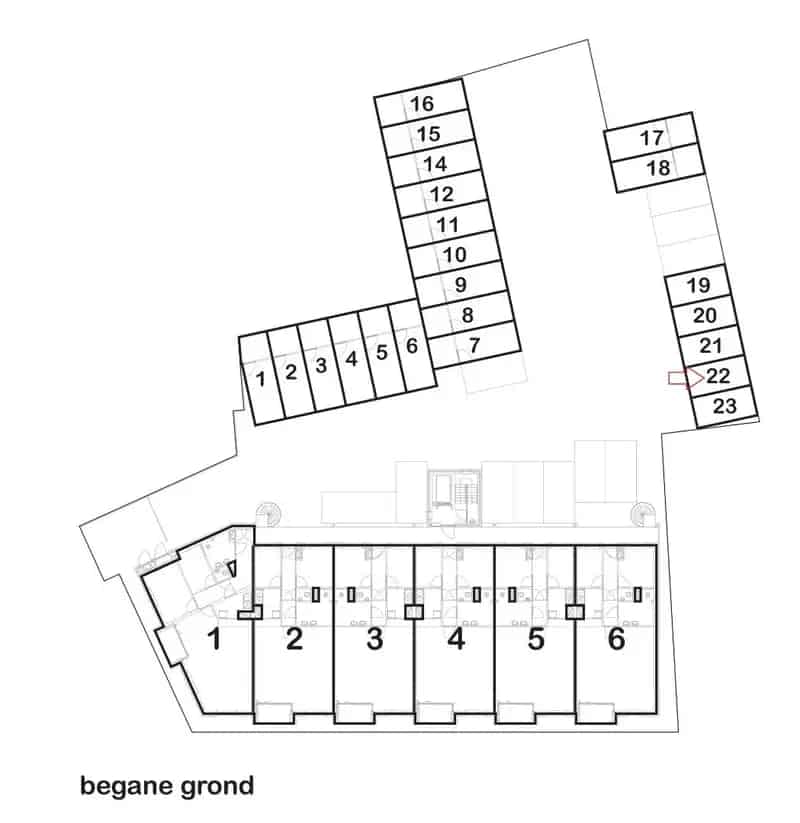 Parkeerplaats te Koop St Willebrord - Casa Luigi
