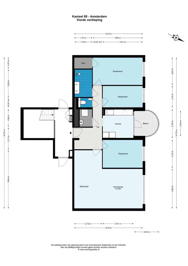 Appartement te koop: Kanteel 89 1083 DC Amsterdam | Funda