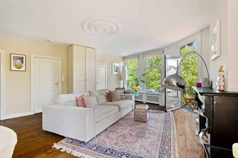 Licht 3-kamerappartement Oud-West Amsterdam 71m² Eigen Grond