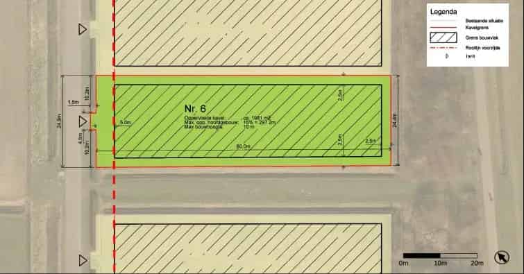 Bouwkavel Zwaanshoek: Royale Villakavel 1992 m2