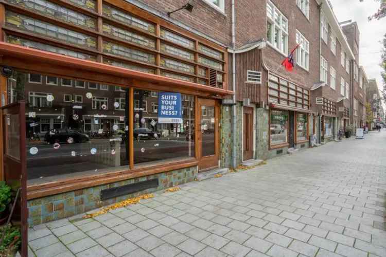 Horeca Winkelruimte Rivierenbuurt 175m2 te Huur