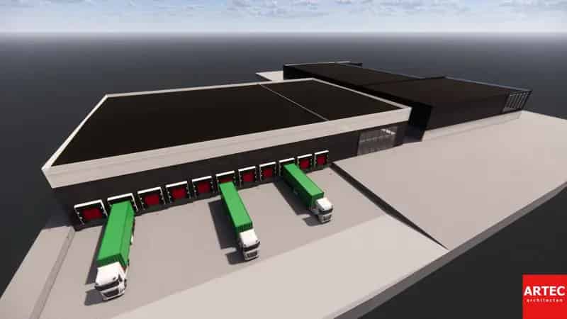Bedrijfshal te Huur Raalte 4000m2 N35 Logistiek