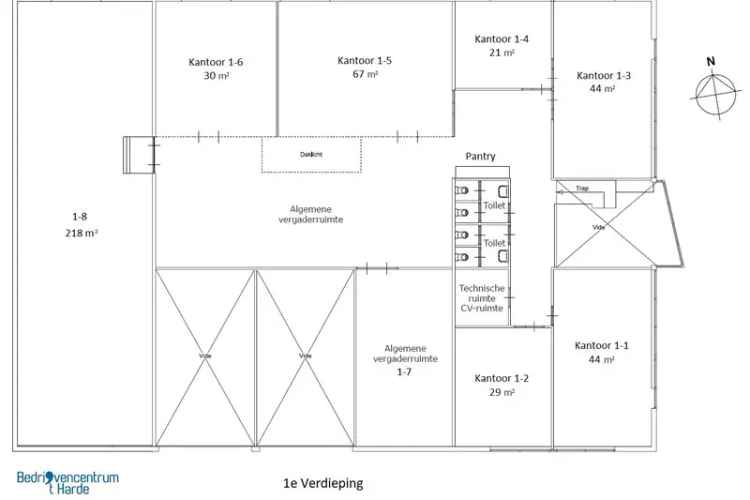 Kantoor 't Harde | Zoek kantoren te huur: Koekoeksweg 2-C 8084 GM 't Harde [funda in business]