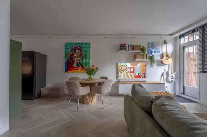 Gemeubileerd 2 Slaapkamers Huis Rotterdam Tuin