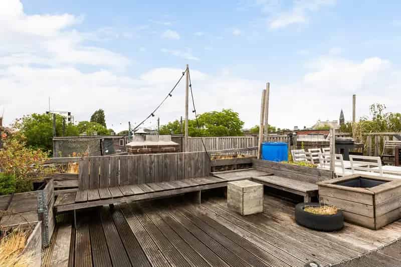 Appartement Rotterdam Bergpolderstraat: Dakterras 76m2