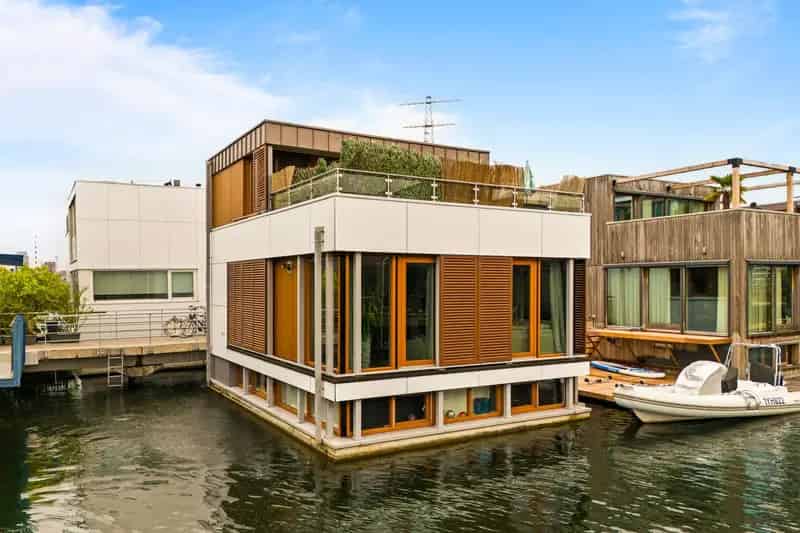 Watervilla Steigereiland Amsterdam 4 slaapkamers Dakterras