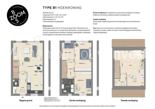 Ruime 4 kamer hoekwoning 118 m2 met tuin in Keijzershof